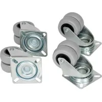 TLK-CB4 (4шт). Ролики TLK поворотные для напольных шкафов. TLK