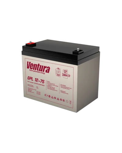 Ventura GPL 12-75. Аккумулятор герметичный свинцово-кислотный. Ventura в Новосибирске
