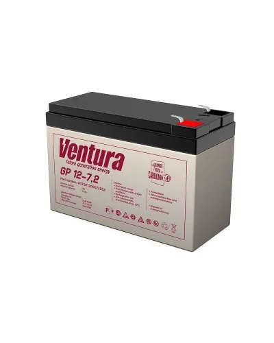 Ventura GP 12-7,2. Аккумулятор герметичный свинцово-кислотный. Ventura в Новосибирске