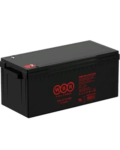 WBR GPLG12-200. Аккумулятор герметичный свинцово-кислотный. WBR в Новосибирске