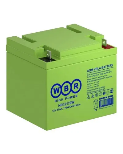 WBR HR12170W. Аккумулятор герметичный свинцово-кислотный. WBR в Новосибирске