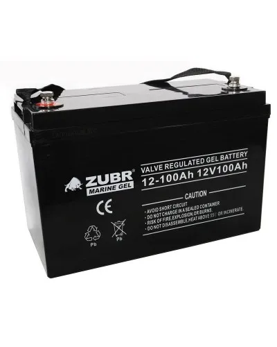 ZUBR MARINE GEL NPG 12-100 (12V, 100Ah). Аккумулятор герметичный свинцово-кислотный. ZUBR в Новосибирске