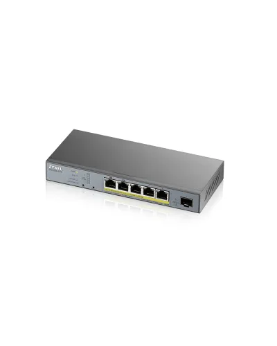 GS1350-6HP-EU0101F. L2 коммутатор PoE+ для IP-видеокамер. ZYXEL в Новосибирске