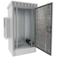 ТШВ319.А-75.15U.60-О500-ST. Антивандальный климатический термошкаф с обогревом и кондиционером. АМАДОН