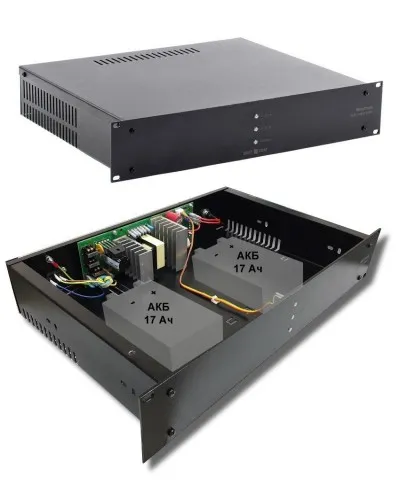 СКАТ-1200У RACK (СКАТ ИБП-12/7-2x17-RACK) (2141). Источник вторичного электропитания резервированный. Бастион в Новосибирске
