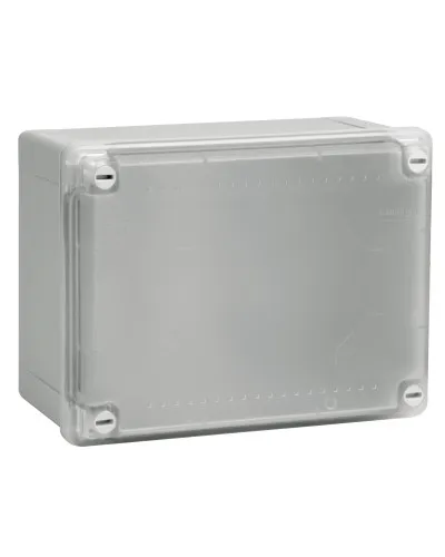 Коробка ответвительная с гладкими стенками IP56, 120х80х50 (53920). Коробка ответвительная с гладкими стенками и матовой крышкой. ДКС в Новосибирске