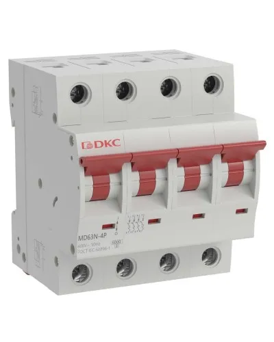 YON max MD63N 4P 16А 6кА C (MD63N-4PC16). Автоматический выключатель. ДКС в Новосибирске