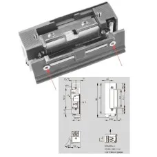 Basic 448 RR Easy Adapt Lucky 12 - 24 V AC/DC. Защелка электромеханическая. dormakaba