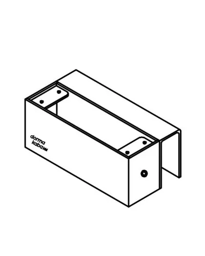 DBA-101 Glass Comfort. Комплект монтажный для цельностеклянной створки, для совместной работы с замком DB100.. dormakaba в Новосибирске