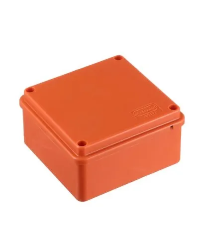 Коробка JBS100 100х100х55, 5P (2,5…16мм²) (42037HF). Коробка монтажная, огнестойкая, без галогена. Экопласт в Новосибирске