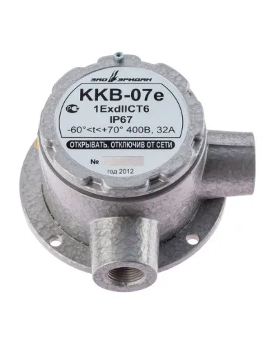ККВ-07е-Ех-А-Р1-У-БК1, ШТ1/2+ШТ1/2. Коробка коммутационная взрывозащищенная угловая. Эридан в Новосибирске