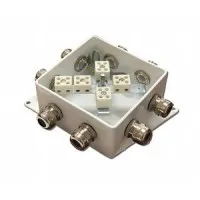 КМ-О (10к*10,0)-IP66-120х120, два ввода: Коробка монтажная огнестойкая