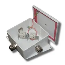 КМ-О (4к*6,0)-IP66-120х120, два ввода: Коробка монтажная огнестойкая
