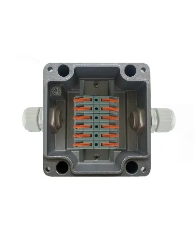 МКС Мороз, 2В, с клеммниками REXANT, IP66/IP68. Коробка коммутационная металлическая. Магнито-Контакт в Новосибирске