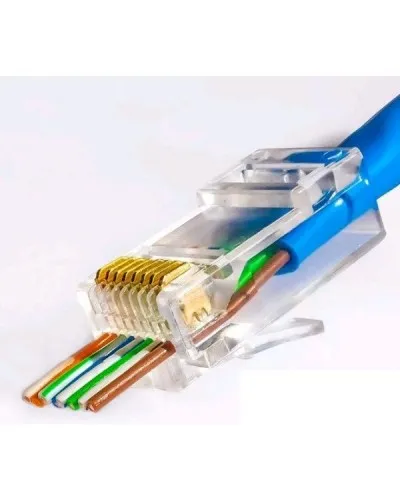 RJ-45 джек сквозной (8P8C) (100 шт). Разъем RJ-45. Прочие зарубежные в Новосибирске