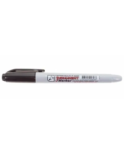 Маркер перманентный Crown «Multi Marker Super Slim» 1 мм, черный, пулевидный (08-8001): Ручка для маркировки в Новосибирске
