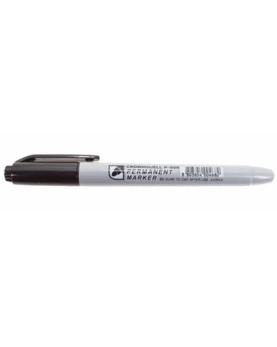 Маркер перманентный Crown «Multi Marker Slim» 2 мм, черный, пулевидный (08-8201): Ручка для маркировки в Новосибирске