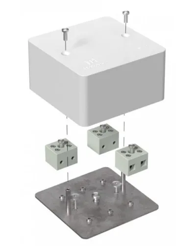 Коробка огнестойкая 103х103х45 (40-0470-FR2.5-6). Коробка огнестойкая для открытой установки. Промрукав в Новосибирске