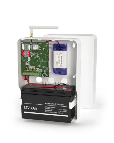 Контакт GSM-14А v.3 (в корпусе под АКБ 1,2-7 Ач с БРП 12V 1А). Панель охранная радиоканальная. Ритм в Новосибирске