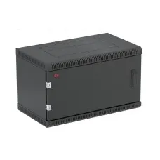 ШТ-НСр-6U-600-650-М-Ч (130411-01833). Шкаф телекоммуникационный 19 настенный 6U. ССД (Связьстройдеталь)